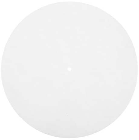 MAGICLULU Felt Turntable Mat 11.61 in Vinyl Slipmat for Record Players Recessed Platter Pad with Nonslip Base Noise Reduction Universal Fit for Vinyl Playback and Record Protection