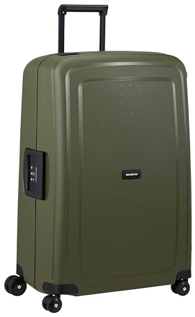 Samsonite S'Cure - Spinner L, Koffer, L 75 cm, 102 L, Grün (Olive)