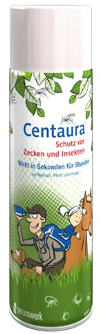 Serumwerk Bernburg AG Centaura Insektenschutz Spray für Mensch & Tier | 400 ml – Zeckenschutz & Insektenschutz mit Icaridin (Saltidin®), Spray für Pferd, Hund & Outdoor