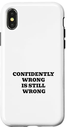 en Toute Confiance, Le Faux est Toujours Faux (Dicton Amusant) Coque pour iPhone X/XS