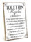 TypeStoff Holzschild mit Spruch – TOILETTEN-REGELN – im Vintage-Look mit Zitat als Geschenk und Dekoration zum Thema Toilette, Klo, Pipibox - HS-00200