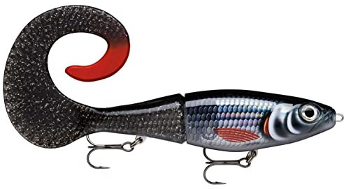 Rapala Unisex-Adult X-Rap Otus Angelköder-Kunstköder mit ABS-Körper und weichem PVC-Fischschwanz-Süßwasser Spinnköder-Lauftiefe 0.5-1m-Fischköder 17cm, Hergestellt in Estland-Robot Roach, 17 cm / 40g