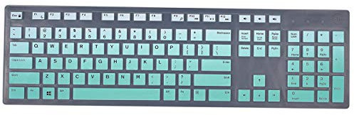 Cover per tastiera compatibile con tastiera Dell KM636 KB216 con cavo e Dell Optiplex 5250 3050 3240 5460 7450 7050 e Dell Inspiron AIO 3475/3670/3477 All-in one Desktop Ombre Hotblue