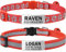 TagME 2er Pack Katzenhalsband mit Namen und Telefonnummer, Katzenhalsband mit Sicherheitsverschluss und glöckchen, 18-31 cm für Katzen, Rot