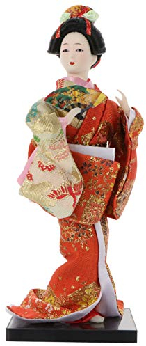 BESPORTBLE Japanische Geisha Kimono Puppe Asiatische Geisha Sammlerstücke Figur Dekoration Geschenk für Büro Bar Home Party Tischdekoration