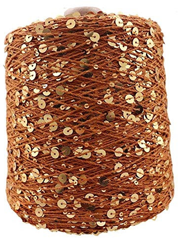 Handstrickgarne 50G / Ball / 140M Baumwollgarn 6 / 3Mm Spezielles Paillettengarn Bekleidungszubehör Puppenstrickgarn-14_2 Stücke