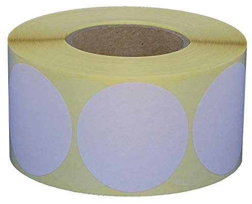Markierungspunkte Klebepunkte auf Rolle/Durchmesser 60 mm / 1.000 Stück (Weiß, ablösbar)