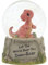 Precious Moments 221108 Let The World Hear You Dino-Roar Musik-Schneekugel aus Kunstharz/Glas