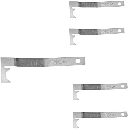 Anti Theft Security Picture Hangers Kit Spring Lock Quick Release Tool Picture Hooks Security Hardware Kit for Wooden Polymer Picture Photo Frames Spring Lock Release Tool (Pack of 1)