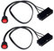 Sahkgye 2 STÜCKE 50Cm Kabel Kupfer Draht 24-Pin Buchse ATX Netzteil PC Netzteil Tester Start Jumper mit EIN/AUS Schalter