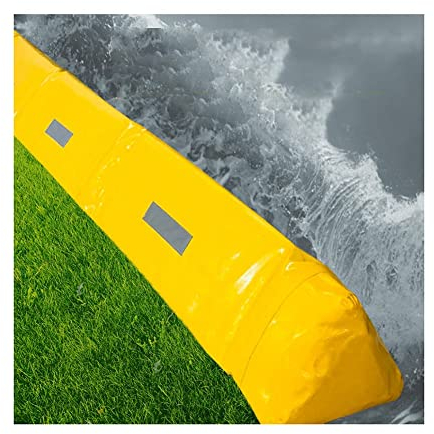 zklaseot Flutbarriere, Hochwassersperre, Wiederverwendbar Sandsack-Alternative PVC-Wasserbarriere for Hochwasser, Hydrobarriere for Zuhause, Tür, Garagen (Farbe : Gelb, Größe : 30x300cm)