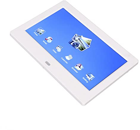 Elektronischer Bilderrahmen, Loop-Wiedergabe, Weiß, 100 – 240 V, digitaler Bilderrahmen, 7 Zoll (17,8 cm), MP3-Musik für Zuhause für die Familie (#1)