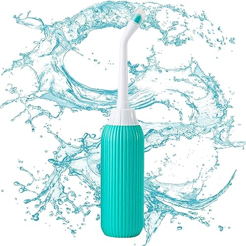 Kasmole Bidet-Waschflasche für die Zeit der Geburt | 500 ml weibliche Postpartum-Waschflasche | Drücken Sie die Waschflasche mit Aufbewahrungsbeutel für die Pflege der Geburt zusammen