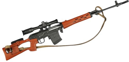 HiPlay 1/6 Scale Action Figure Accessory: SVD Sniper Rifle Model for 12-inch Miniature Collectible Figure ZY2012A (SVD Sniper Rifle Model)