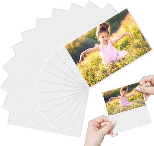 12PCS Magnetic Photo Frames for Fridge 6 X 4 Black Self Adhesive Magnetic Blank Photo Frame Insert Picture for Wall Window Door