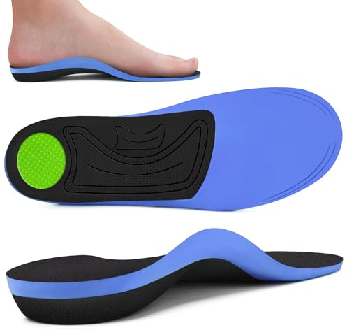 Orthotic Insole,Arch Support for Insole,Plantar Fasciitis Insole,Trimable Size,for Over Pronation,Metatarsalgia,Flat Feet,Heel Pain, Insoles for Men and Women (XS (UK W'S4-5,EU W'S35-37))