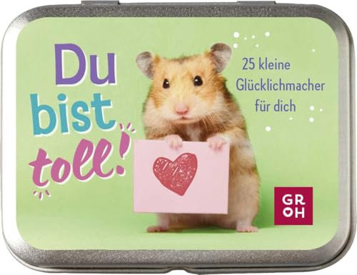 Du bist toll!: 25 kleine Glücklichmacher für dich | Komplimente zum Verschenken oder als Affirmationskarten zum Thema Glück, Mut und Selbstvertrauen
