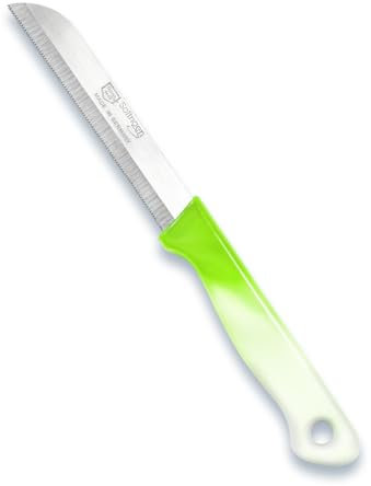 Kochmann Solingen Küchen Allzweck Obst und Gemüse Messer Klein Set (Grün 6tlg)