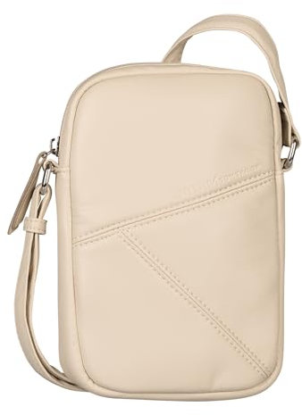 TOM TAILOR Denim Milla Damen Handytasche Umhängetasche Mittelgroß Weiß