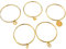bracelet jonc rigide personnalisable acier inoxydable - pendentif au choix -or doré ou argent -cadeau anniversaire-bracelet femme personnalisé- breloque maille marine coeur étoile médaille ronde