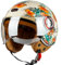 Vintage Motorrad Jethelme, Open Face Helm Vintage Roller Helm für Damen Herren, ECE 22.06 Zertifiziert Retro Elektrischer Halbhelm mit Sonnenblende Vespa, Jet-Helm für Cruiser