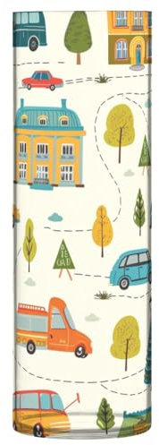 Blumenvase Auto Taxi Unzerbrechliche Dekorative Moderne Vase Kunststoffvase für Büro Zuhause Meeting