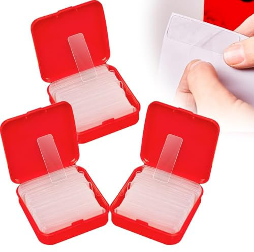 3 Box Doppelseitiges Klebeband,Klebepads Doppelseitig Extra Stark,Doppelseitiges Klebeband Extra Stark, Nano Tape,Doppelseitiges Klebeband AblöSbar zum AufhäNgen von Bildern,Postern,Teppichen,Fotos