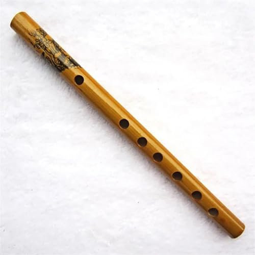 Bambus Traditionelle Bambus-Sechs-Loch-Anfänger Bauen Eine Flöte Mit Einer Länge Von Etwa 33 Cm Auf Und Spielen Eine Kleine Blumenflöte