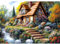 DAERLE Diamant Painting Bilder für Erwachsene Landschaft, 5D Diamond Painting Schöne Landschaften, DIY Strass Bilder Diamant Kunst Kits, Diamant Painting für Home Wand Décor 40x30 cm