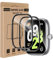 Bodyguard 2 Pack Verre Trempé pour Xiaomi Redmi Watch 4 protection, Sensibilité sans bulles Redmi Watch 4 vitre protection, résistant aux rayures, Ultra HD Xiaomi Redmi Watch 4 protection écran