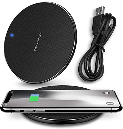 Qi Induktives Ladegerät 15W kompatibel mit Samsung Galaxy S25 S24 S23 S22 S21 S20 S10 Plus Ultra Kabellos Laden, Smartphone:Samsung Galaxy S23 / Plus/Ultra