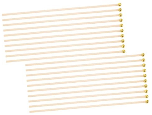 GALPADA 50stücke Holz Fahnenmast Fahnenmast Naturholz Zum Selbermachen Und Basteln Für Flaggen Und Festliche Anlässe