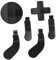 SHINEOFI 1 Set Paddle per Controller Elite Accessori Convenienti per Gamepad Design e Duraturo Compatibile con Elite