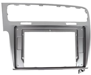Marco Radio Cubierta de Radio Compatible con VW Golf 7 2013+, Panel de Radio para Coche, Marco de Tablero, Reproductor Multimedia Android, Cable con CANbus(Only FrameA)