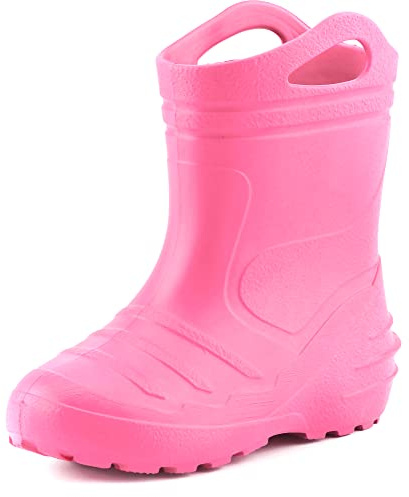 Ladeheid Gummistiefel Kinder federleichte Eva Regenstiefel für Mädchen und Jungen Thermo Gummistiefel gefüttert KL051