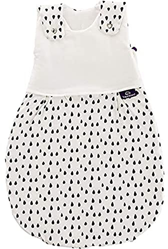 Träumeland S0102602 Außenschlafsack LIEBMICH Tropfen schwarz 50/56, mehrfarbig