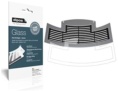 dipos 2x Displayschutzfolie 9H klar für Jura E8 Tropfblech bis Modell 2017 | Bricht und splittert nicht, kein Echtglas, Anti-Shock, passt perfekt, kratzfest, blasenfrei, hüllenfreundlich, selbstklebend