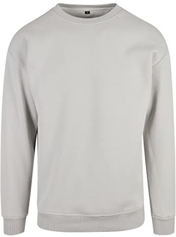 Build Your Brand Herren Sweatshirt Sweat Crewneck, klassischer Pullover für Männer, Basic Sweatshirt