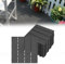 HENGMEI WPC Fliesen Terrassenfliesen 30x30cm Balkonfliesen Klickfliesen Bodenbelag mit klicksystem, 2m²/22 Stück, für Terrasse und Balkon, Anthrazit