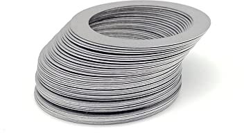 Aravera plana de 0.2 mm de espesor 304 acero inoxidable,3x5x0.2 (50Pcs)