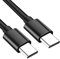 KP TECHNOLOGY Fast Charging Cable For Samsung Galaxy Z Fold 7 / Z Flip 7 / Z Flip 7 FE/Z Fold 6 / Z Flip 6 / Z Flip 5 / Z Fold 5 / Z Fold Flip 4 / Z Fold Flip 3 5G [1m] Type C Charger Cable (BLACK)