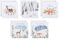 Hallmark Weihnachtskarten für Wohltätigkeitsorganisationen, 30 Stück, in 5 modernen Designs, 25572267, Waldtier-Karten-Set