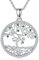 YAFEINI Tree of Life Necklace for Women 925 Sterling Silver, Guardian Angel Pendant with Cubic Zirconia Jewellery Gifts for Wife, Mum and Girlfriend(Guardian Angel Necklace)
