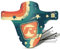 Riesel Design 1x Mudguard - Schlamm:PE - MTB Schutzblech inkl. Kabelbinder/Stylisches Fahrrad Schutzblech & modernes Mountainbike Schutzblech für Jede Fahrradgröße