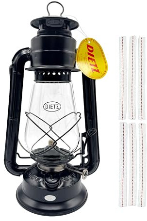 Light of Mine – Dietz #20 Junior Öllaterne mit 100 % Baumwolle, 1,6 cm Ersatz-Dochtstreifen mit echter roter Naht