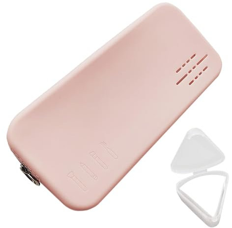 Travel Makeup Brush Holder, Silicone Cosmetic Bag, Portable Reusable Zippered Silicone Makeup Brush Bag with Triangular Makeup Sponge, Makeup Tools Travel Accessories(Pink)