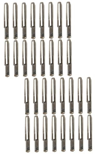 FUNOMOCYA 32 Stk Leier Befestigungsnägel Musikinstrumente Leier Harfenwirbel Gitarrenzubehör Leier Stimmwirbel Wirbel für Leier schnurnägel Saitennägel Zither Stimmwirbel Zitherstift Metall