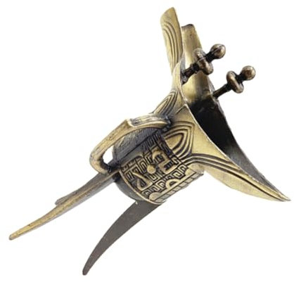 Cabilock Copa De Vino De Metal Antigua Estilo Vintage Decoración Ligera y Realista Ideal Para Decorar