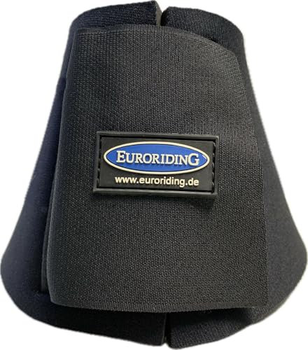 Euroriding Hufglocken extra stark 14 mm Neoprenmaterial schwarz (XL)