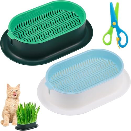 Cat Grass Growing Kit, 2 Pack